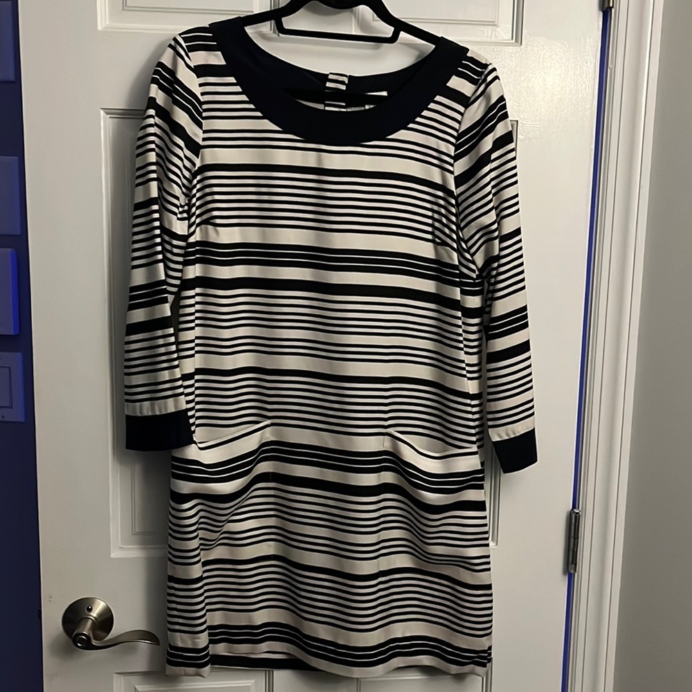 Jcrew silk long sleeve dress